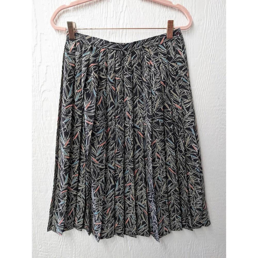 Vintage Country Sophisticates Petite by Pendleton Pleated Full Skirt